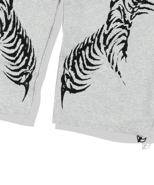 Snake Bone Sweat Pants - Light Grey