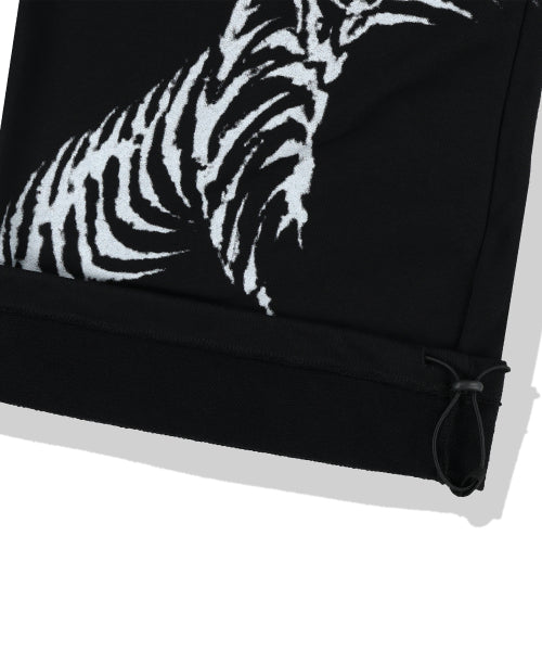 Snake Bone Sweat Pants - Black