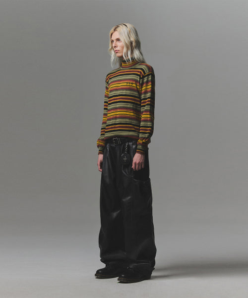 Big Pocket One Tuck Cargo Pants - Black