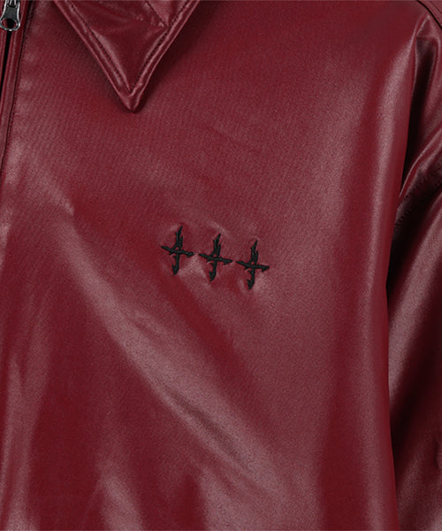 2 Crossed Viper Bomber Jacket - Red