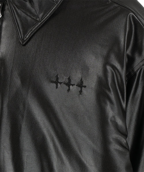 2 Crossed Viper Bomber Jacket - Black