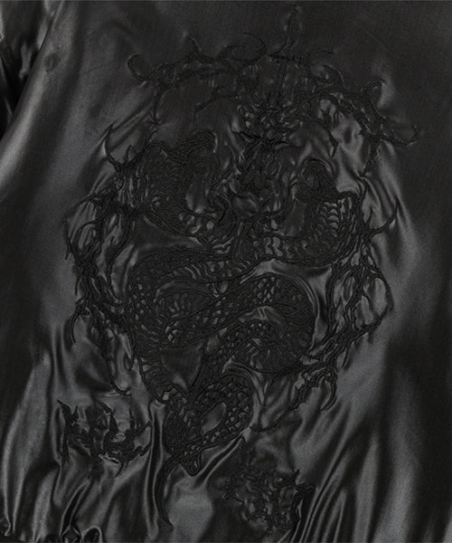 2 Crossed Viper Bomber Jacket - Black