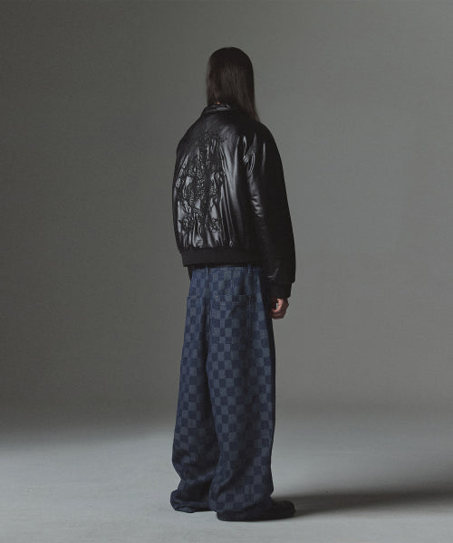 2 Crossed Viper Bomber Jacket - Black