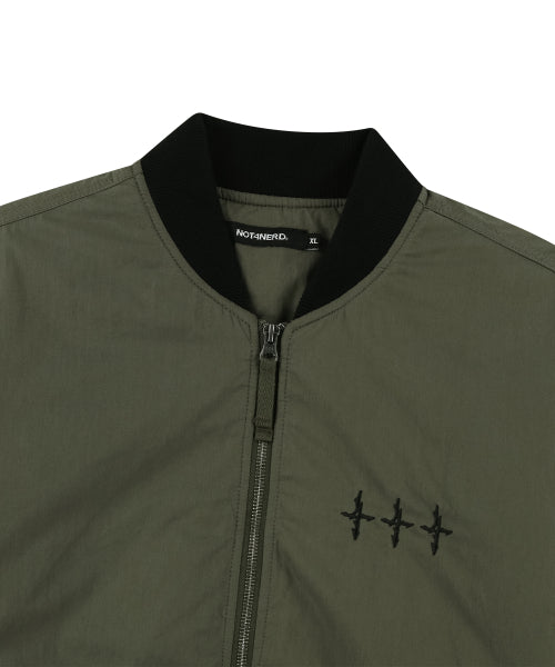 Abyss Angel MA-1 Jacket - Khaki