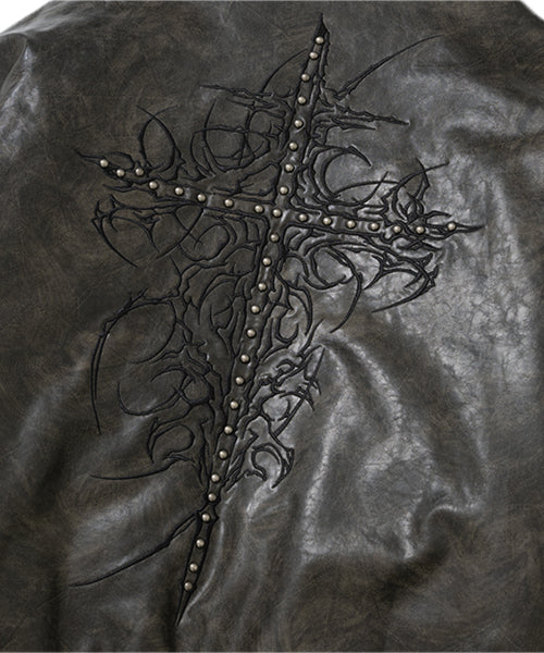 Thorn 4 MA-1 Bomber Jacket - Black