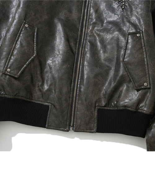 Thorn 4 MA-1 Bomber Jacket - Black