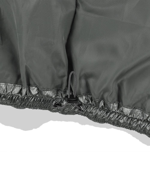 Gloss Nylon Puffer Jacket - Grey