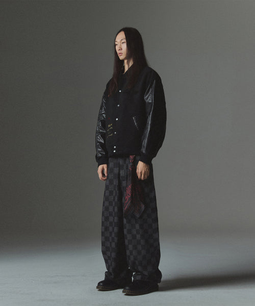 Veiled Abyss Varsity Jacket - Black