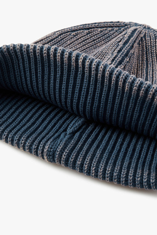 [Vintage] Pigment Short Beanie _Blue HH15381402