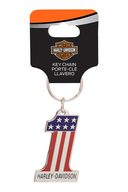 Number One Keychain_Silver HH15388337