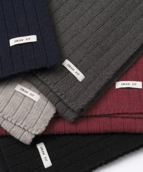 SIERRA RIBBED KNIT MUFFLER [5color]