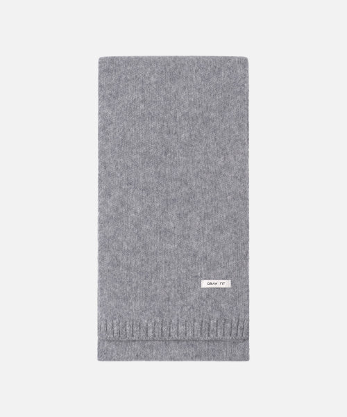 COMPACT PURE WOOL 100 MUFFLER [2color]