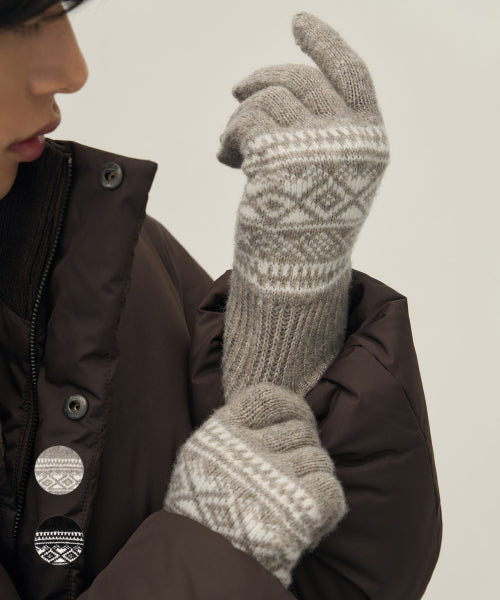 FINGERHOLE MILD WOOL GLOBE [2color]