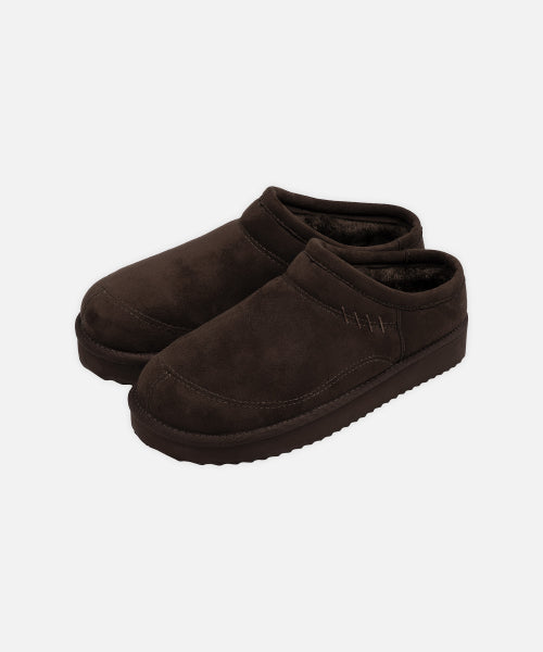WOOL SNUG SLIDE [BROWN]