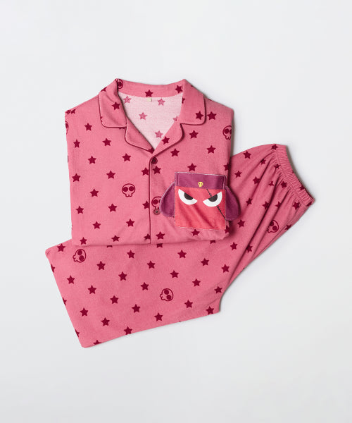 [Frog sergeant Kero] Sleeping pajamas (RED)_SPPF4TU05