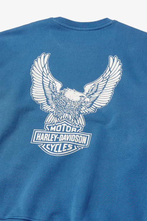 Harley Davidson Eagle Sweatshirt T-shirt _Blue HH15309331