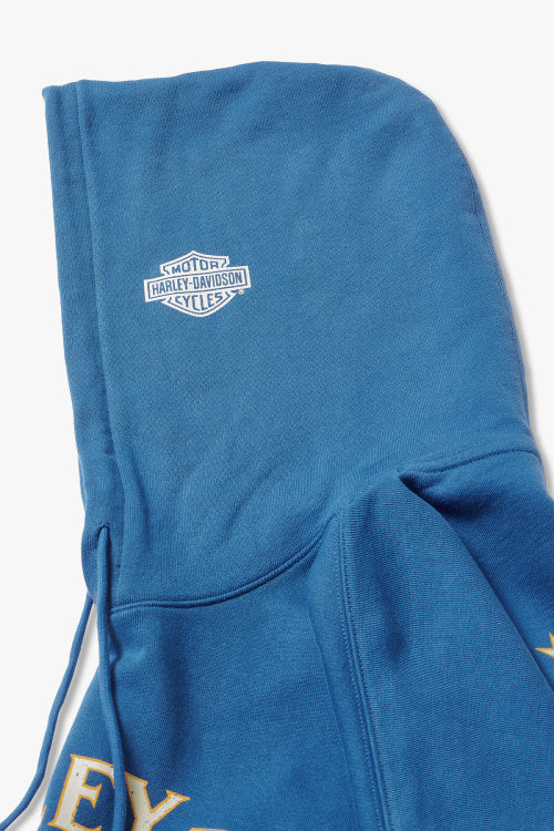 Harley Davidson Eagle Hoodie_Blue HH15309332