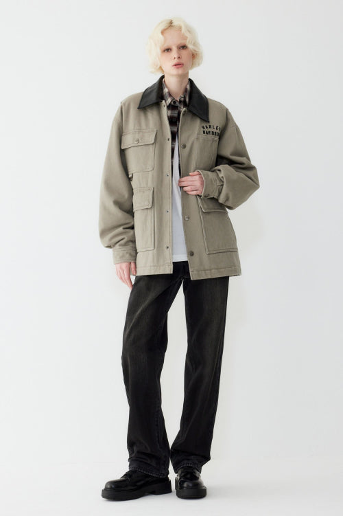 Oxford Work Jacket_Gray HH15303006