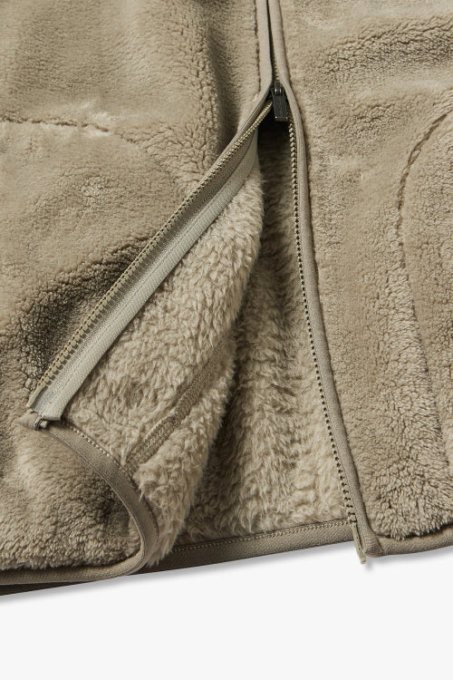 Ride Two-Live Graphic Fleece Jacket_Light Khaki HH15303301