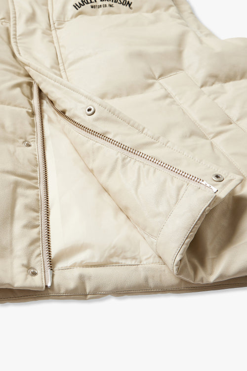 Cynetic Leather Down Best_Cream HH16104002