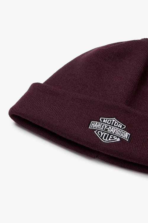 B&S Logo Beanie_Wine HH15381401