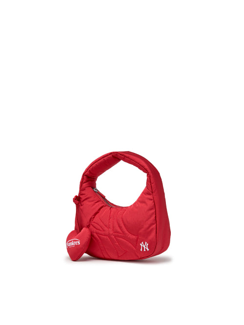 Basic Sportive Stitch Mini Hobo Bag NY (Red)
