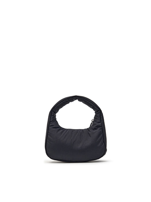 Basic Sportive Stitch Mini Hobo Bag NY (Black)
