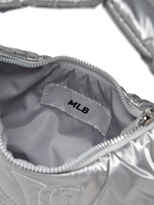 Basic Sportive Stitch Mini Hobo Bag NY (Silver)