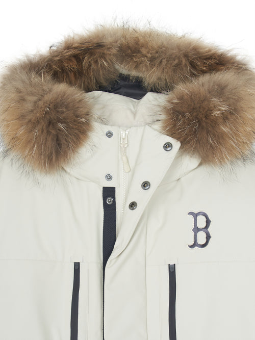 Goff Core Hood FUR Mid Goose Padded BOS (D.Cream)