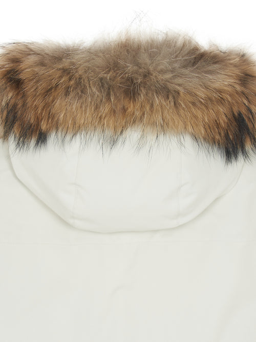 Goff Core Hood FUR Mid Goose Padded BOS (D.Cream)