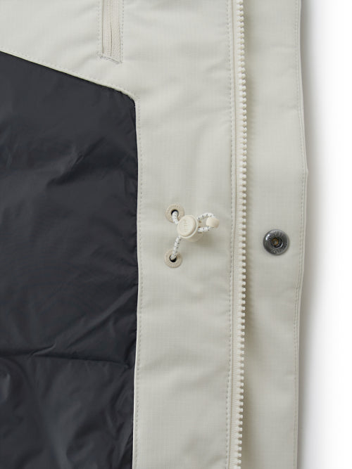 Goff Core Hood FUR Mid Goose Padded BOS (D.Cream)