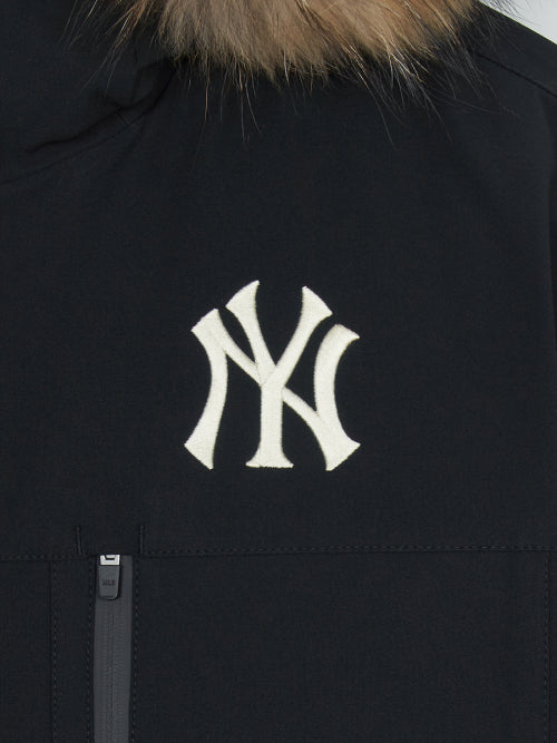 Goffcore Hood FUR Mid Goose Padded NY (Black)