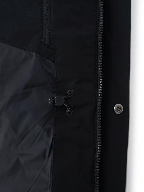 Goffcore Hood FUR Mid Goose Padded NY (Black)