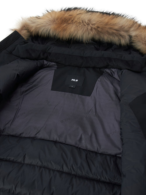 Goffcore Hood FUR Mid Goose Padded NY (Black)