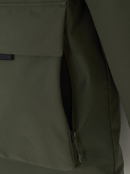 Goff Core Hood FUR Mid Goose Padded BOS (D.Khaki)