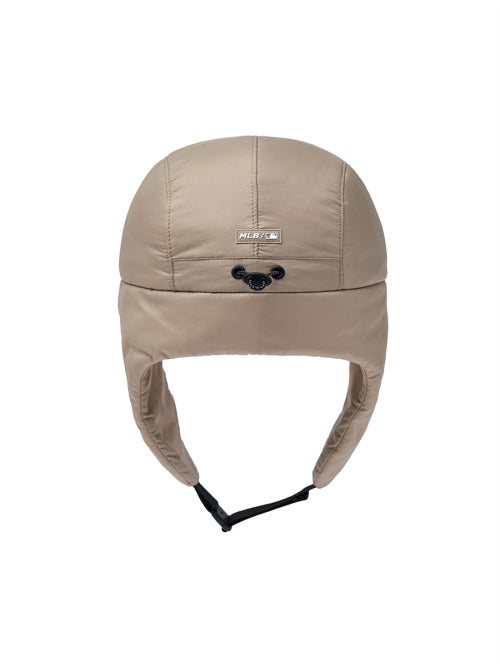 Curved padded earflap cap BOS (Ptn.Beige)