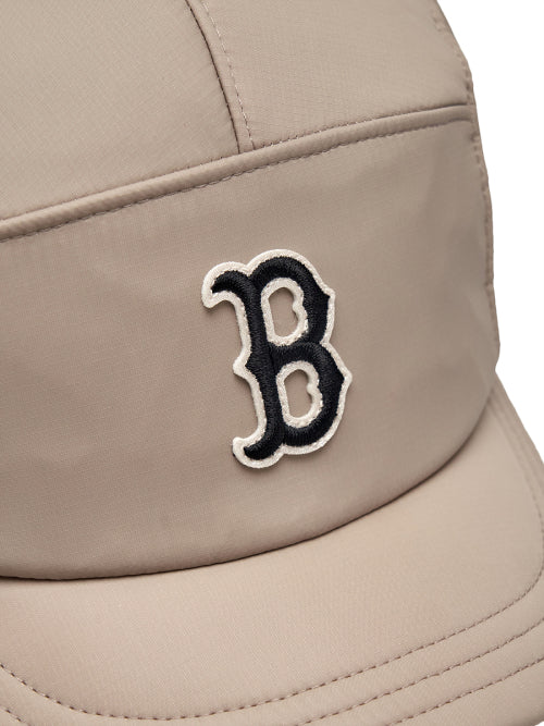 Curved padded earflap cap BOS (Ptn.Beige)