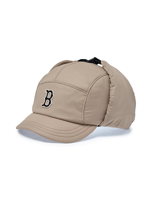 Curved padded earflap cap BOS (Ptn.Beige)