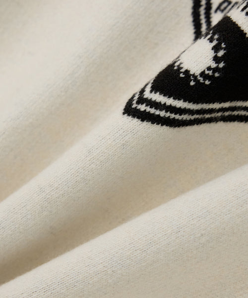 Saturday Retro Mood Pullover Knit Cream