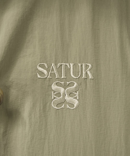 (W) Synthetic Fur Collar Hood Long Down Khaki