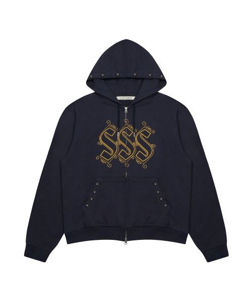 [DISNEY] WISH_SPARKLE HOODIE ZIP-UP(NAVY)