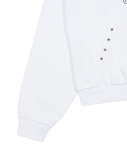 [DISNEY] WISH_SPARKLE HOODIE ZIP-UP(WHITE)