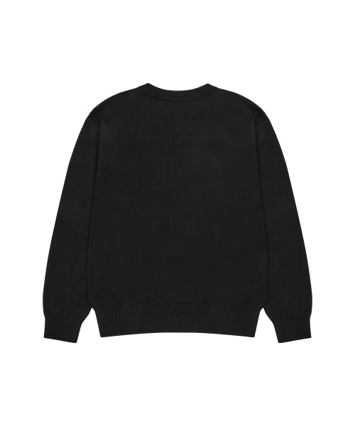 [DISNEY] MICKEY MOUSE_OVER KNIT(BLACK)
