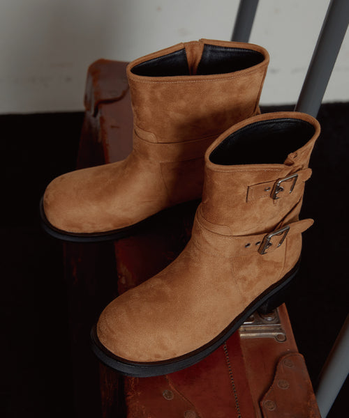 ANC DOUBLE BUCKLE BOOTS_CAMEL