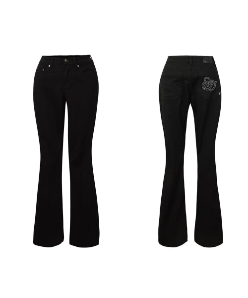 Cotton raw jeans