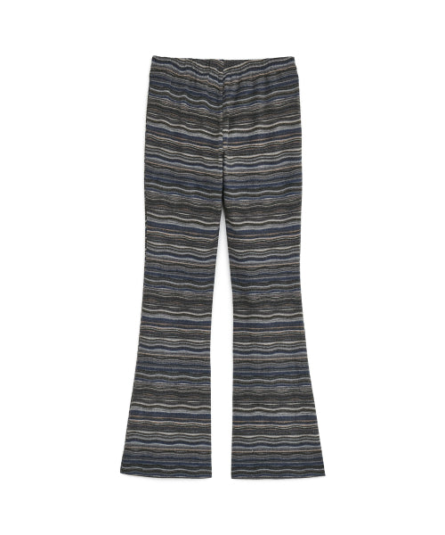 Stripe Peach Banding Pants, NAVY