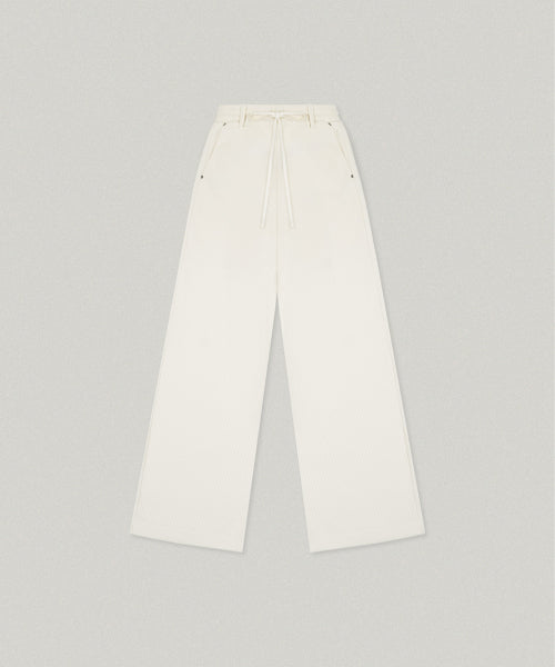 MOU CORDUROY BANDING PANTS [IVORY]