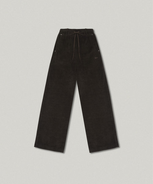 MOU CORDUROY BANDING PANTS [BROWN]