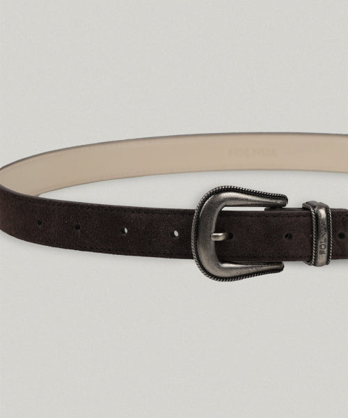 VINTAGE WESTERN BELT [BROWN SUEDE]