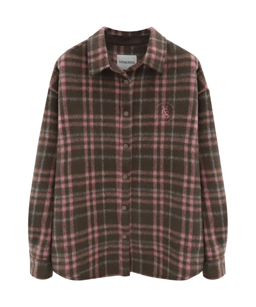Neige Check Shirt BROWN